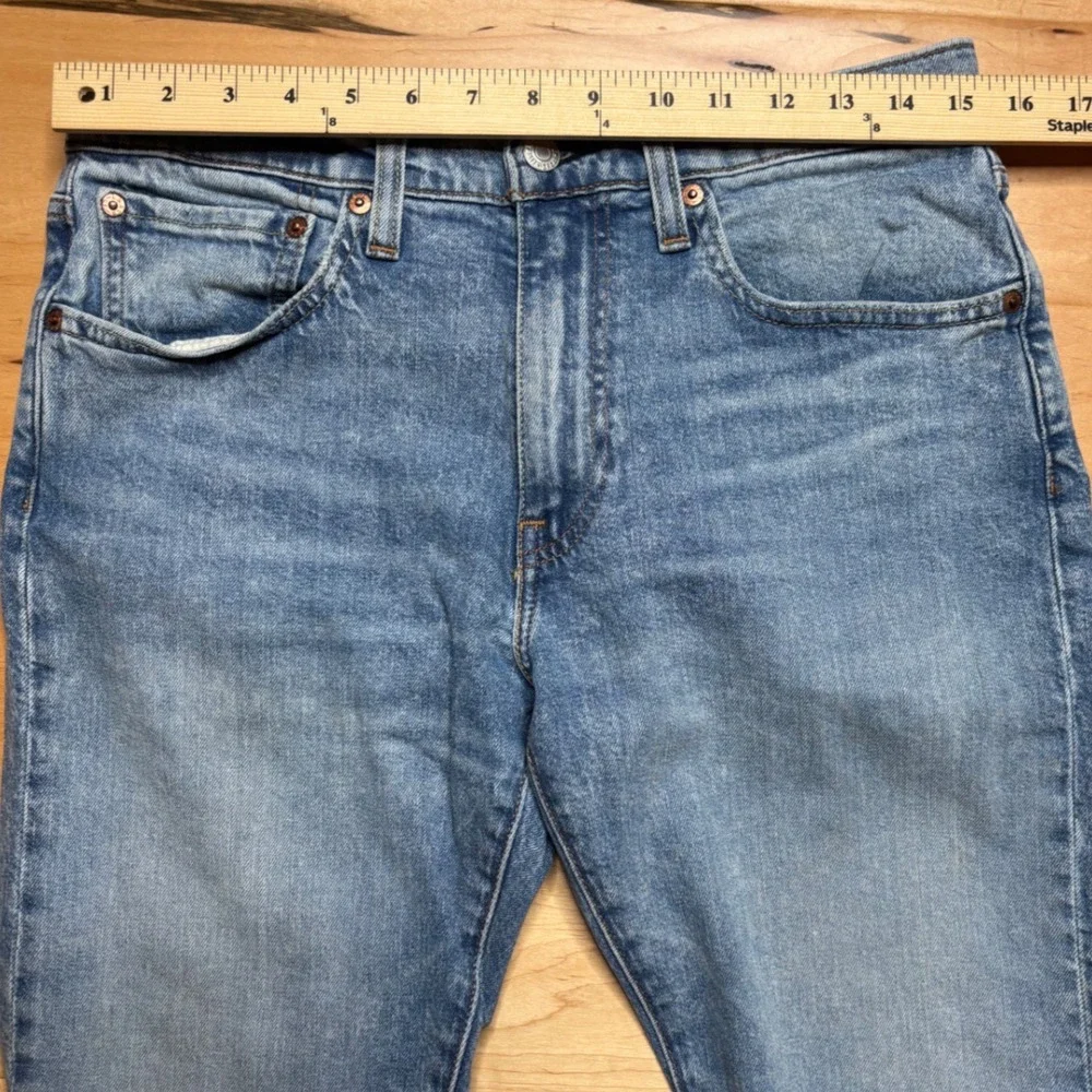 Levi's 512 Slim Taper Jeans Mens 31x29 (Tag 31x32) Blue Premium Denim